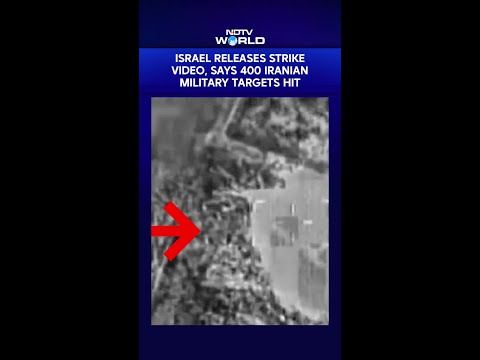 IDF Releases Strike Video, Says 400 Iranian Military Targets Hit