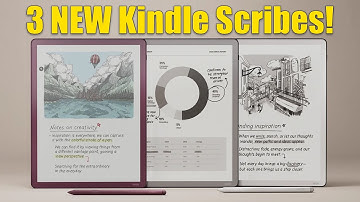 NIEUWE Amazon Kindle Scribe-reeks: kleurenmodel, nieuw ontwerp en AI-aangedreven notities maken