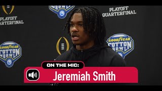 Ohio State's Jeremiah Smith said he was concerned injury would force him to miss Michigan game