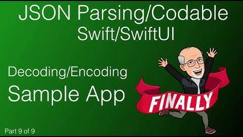 9.  Decode/Encode Sample App - Swift