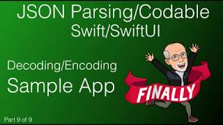 9. Decode/Encode Sample App - Swift