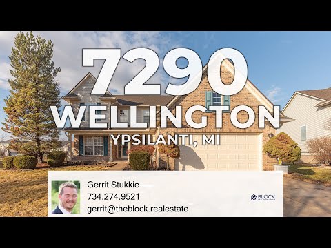7290 Wellington Lane, Ypsilanti, MI home video tour