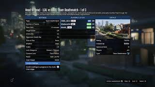 LEAL vs WARZ (Gta online AWNL)