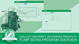 Zoeller Pump Sizing Program Submersible Pump Sizing With Zoeller