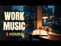 3 Hours Immersive Rainy Coding | Concentration Music for Work | Ambient Focus Music