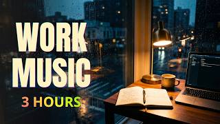 3 Hours Immersive Rainy Coding | Concentration Music for Work | Ambient Focus Music