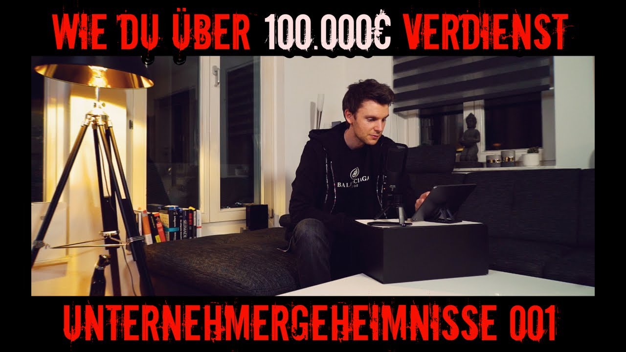 Eigenes Online Business aufbauen und arbeiten von Zuhause bei 100 000€ Gewinn {PODcast 001}