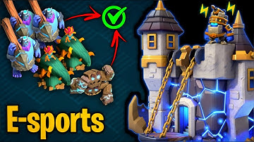 E-Sports Hard Mode Attack | Rc Charge With Meteor Golem, RR, Thrower attack Strategy Is Op! [coc]