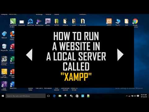 HOW TO OPEN OR RUN YOUR WEBSITE IN XAMPP 2020