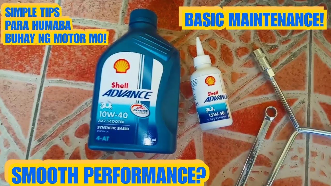Paano mag change engine & gear oil? Scooter Basic Maintenance that
