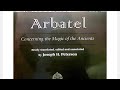 Arbatel Concerning The Magic Of The Ancients PDF 