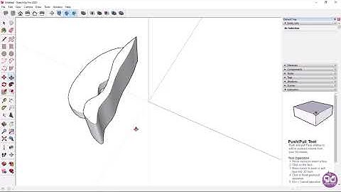 2-7 Freehand tool (SketchUp Tutorials)