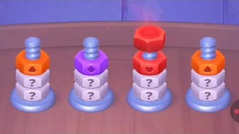Nuts UP! Bolts Sort Puzzle Level 1-15 Walkthrough Gameplay Android,iOS