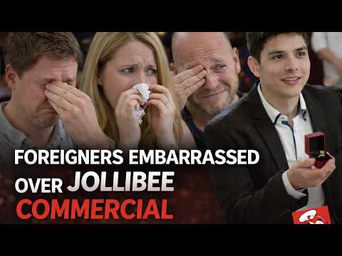 Foreigners embarrased watching Jollibee Commercial 😭💍