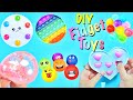 DIY - FIDGET TOYS HACKS AND CRAFT IDEAS YOU WILL LOVE - Heart POP IT and more..