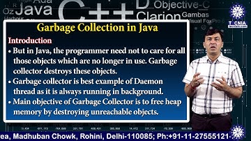 MCA || Dr. Vishal Khatri || Java Garbage Collection in java || TIAS || TECNIA TV