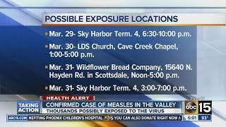 Measles case confirmed in Maricopa County