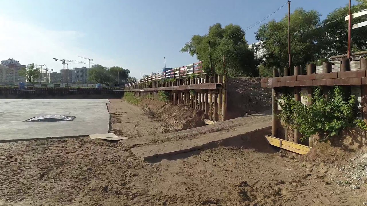 ТЦ Небо в Солнцево начало строительство - YouTube