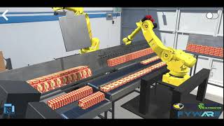 Production Line in Extended Reality Target Robotics