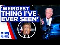 Donald Trump mocks Joe Biden’s CNN townhall in Pennsylvania | 9 News Australia