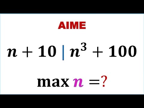 An Algebra and Number Theory Problem | AIME Question