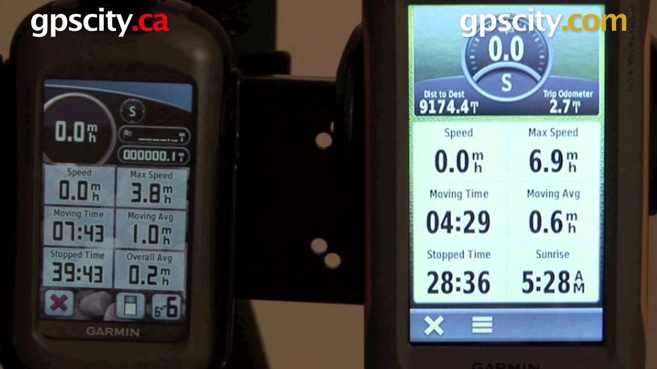 Garmin Montana 600 650 650t Screen Brightness vs Oregon
