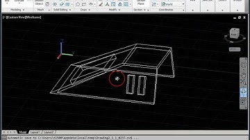 AutoCAD 3D Basics Tutorial 3 - UCS Control - Exercise 1