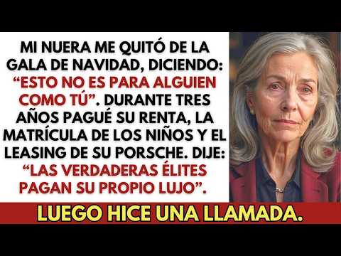 Mi nuera canceló mi invitación a la gala de Navidad  “Esto no es para gente como tú”