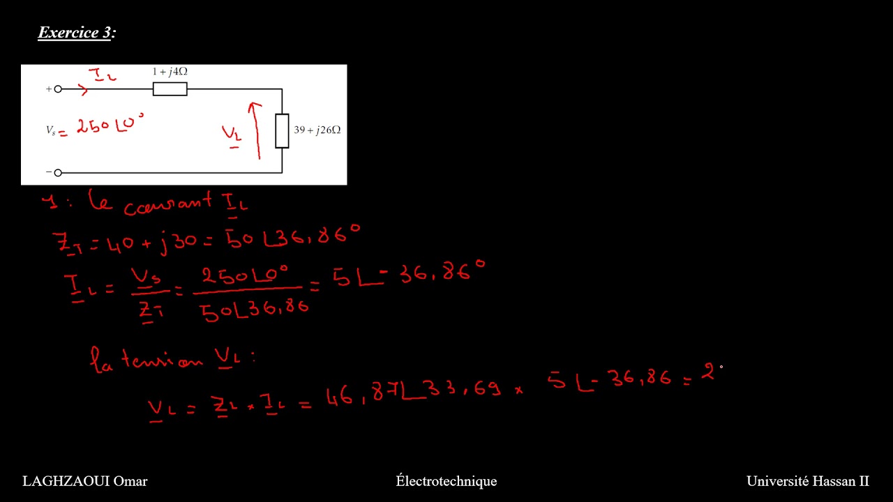 EP27 - Exercice 2: ligne de transmission d'énergie ( difficulté (1/5) )