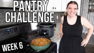 How Much Food Can I Actually Use Up? | Pantry Challenge Week 6