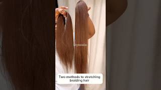 Braiding tutorial: how to stretch braiding hair #braids #hairtutorial #howto Braiding tutorial: how to stretch braiding hair #braids #hairtutorial #howto