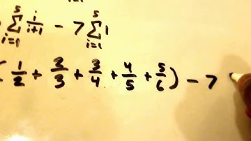 Summation / Sigma Notation