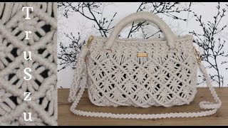 Macrame Bag DIY/ MAKRAMA - Torebka Makramowa BOHO /How To Make A Macrame Bag / Shopper BAG Profile