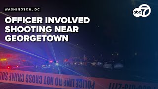 WATCH: Person injured after shooting involving DC Police officer near Georgetown