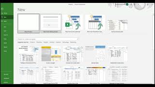 3- Exploring general interface of Microsoft Project