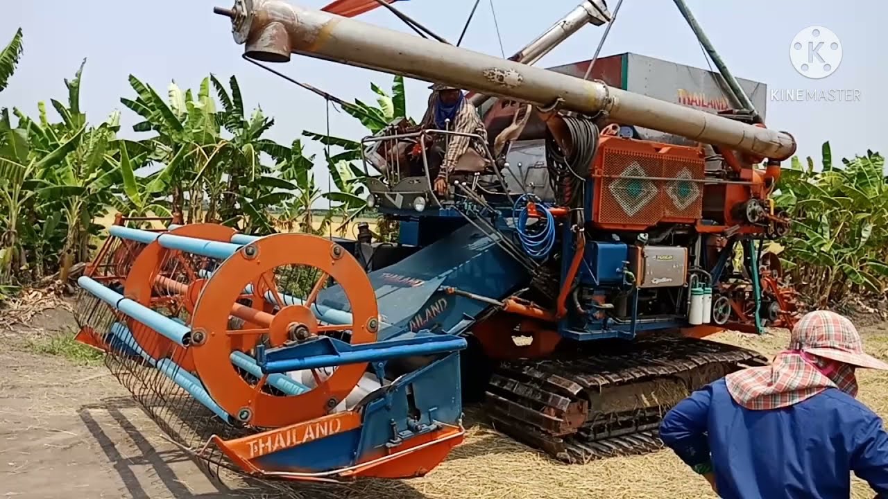 ชื่ออู่รถแปลกมากๆเลยพึ่งเคยเจอรถเกี่ยวข้าว  อู่ ไทยแลด์ THAILAND