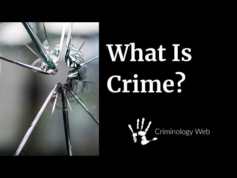 Video: What Is A Crime