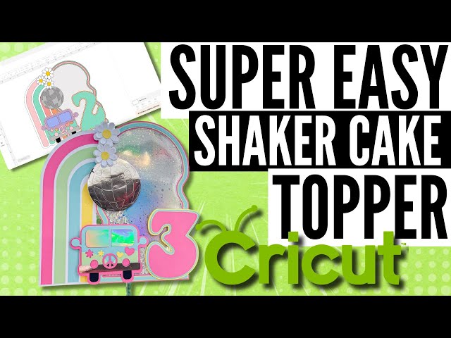 Axolotl Cake Topper Tutorial, DIY Cake Topper Shaker, Cricut Design Space  Tutorial