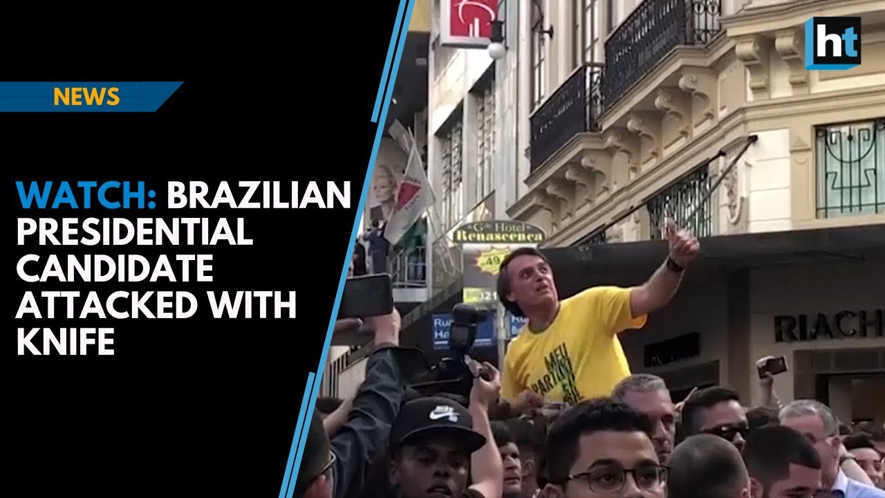Watch: Brazilian presidential candidate attacked with knife