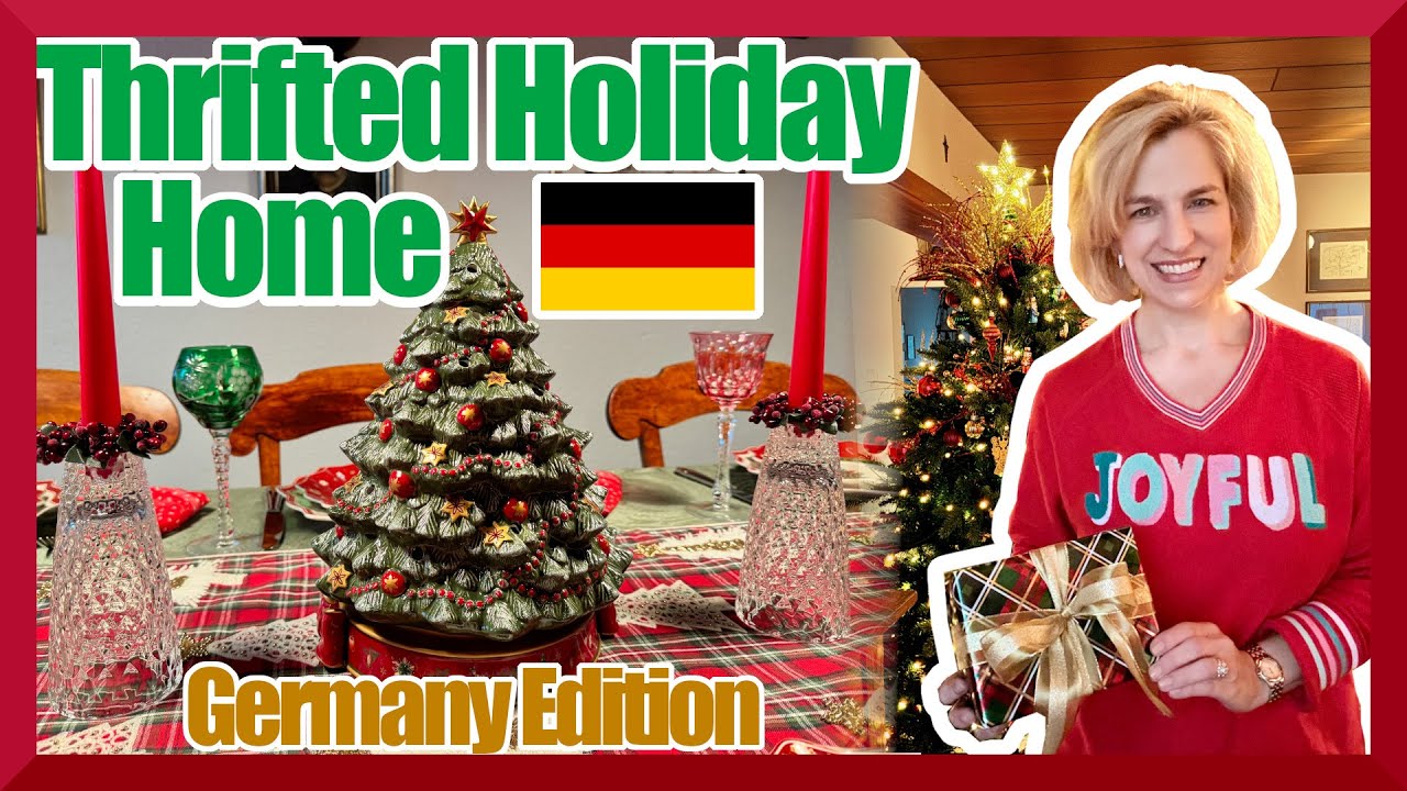 Thrifted Christmas in Germany! Inviting you into our home for holiday decor, tree trimming + more.