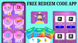 free redeem code app free money app money earning apps free amazon gift card free earning app today