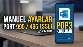 Outlook Mobil Uygulamasına Pop3 Mail Kurulumu Manuel E-Posta Ayarları