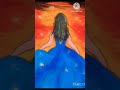 How to make easy girl painting| drawing#art #viral #trending #new #artcraft #shorts