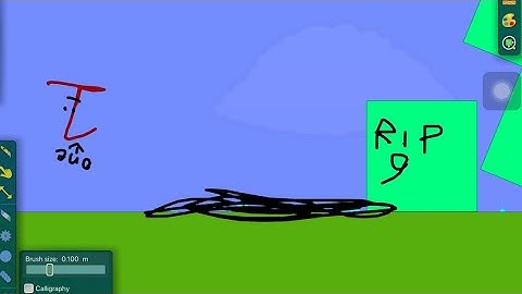 Number 9 Falls Down the Stairs in Algodoo!