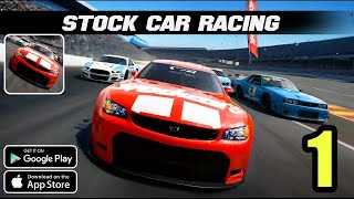 Stock Car Racing First Gameplay Walkthrough Part 1 ( ios, Android ) screenshot 5