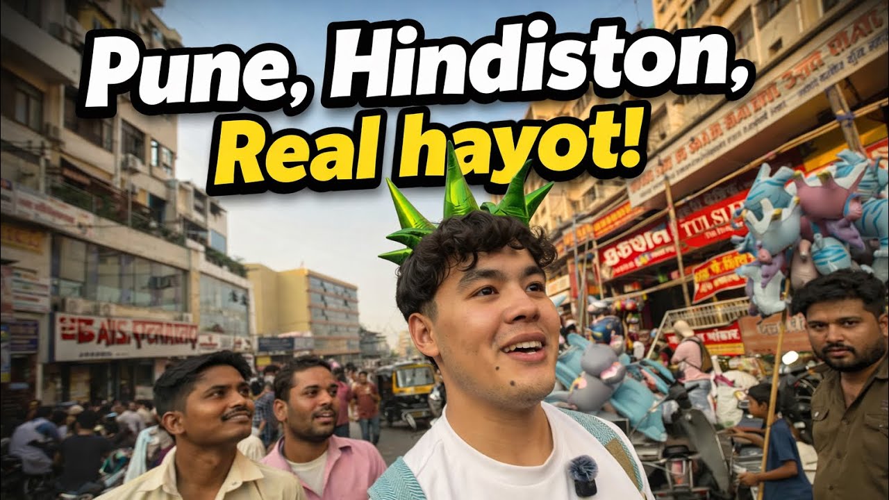 Pune, Hindiston 🇮🇳 | Real Hayot: Ko‘chalar, Odamlar va Haqiqiy Hayot