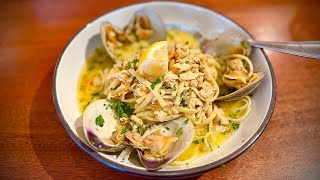 The REAL Best Clams Linguine in the Boston! Turner's Seafood Review!!