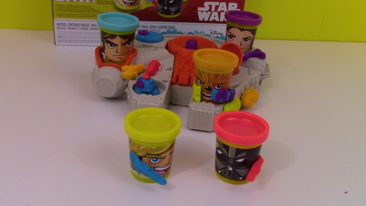 Play-Doh Star Wars Millennium Falcon Can Heads