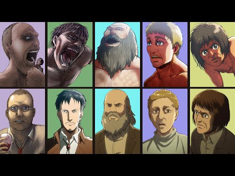 Todos os Personagens que se Transformam em Titã - Shingeki no Kyojin -  Anishounen 