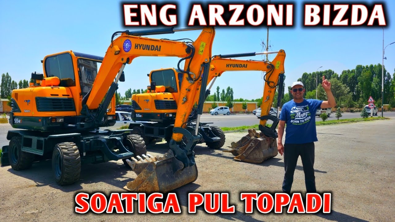 SOATIGA PUL TOPADIGAN EKSKAVATORLAR ARZON NARXDA SOTUVGA KELDI.SIZ QIDIRGAN TEHNIKA TOPILDI